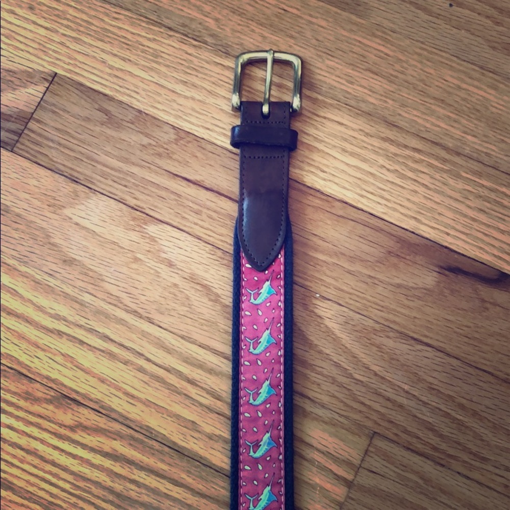 Vineyard Vines Sailfish Canvas Club Belt